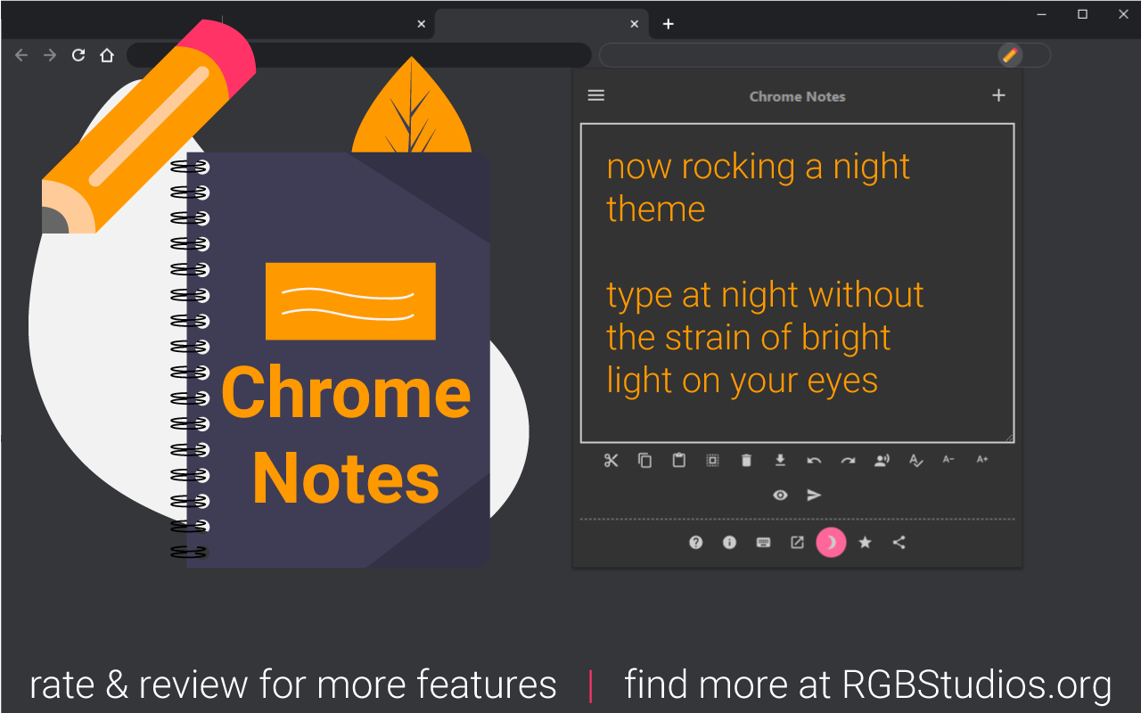 chrome notes screenshot
